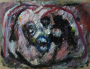 le crie Peinture intitulée "le crie" par Sam Keusseyan, Œuvre d'art originale, Acrylique
