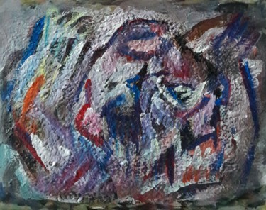 le crie 2 Peinture intitulée "le crie 2" par Sam Keusseyan, Œuvre d'art originale, Acrylique