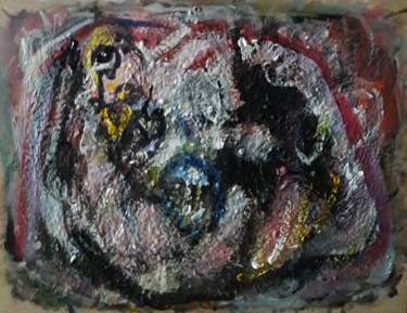 le crie 3 Peinture intitulée "le crie 3" par Sam Keusseyan, Œuvre d'art originale, Acrylique