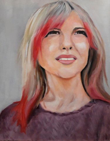 Pintura intitulada "Character 4 (series…" por Wim Kannekens, Obras de arte originais, Acrílico