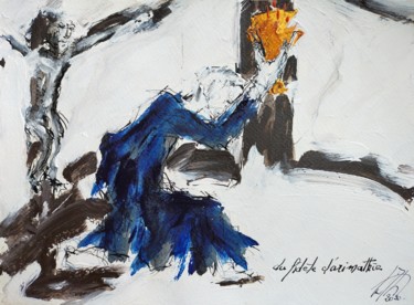 Malerei mit dem Titel "miniature - et le g…" von Antoine Juliens, Original-Kunstwerk, Acryl