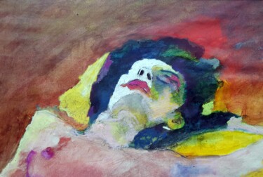 绘画 标题为“Mitigated sleep” 由Rosemay Dahan, 原创艺术品, 粉彩