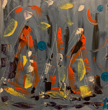 绘画 标题为“Voiles” 由Lo Doré (Lo), 原创艺术品, 丙烯