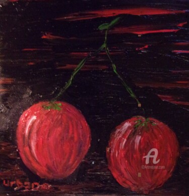 「Les Cerises de Mont…」というタイトルの絵画 Roberto Urbanoによって, オリジナルのアートワーク, オイル