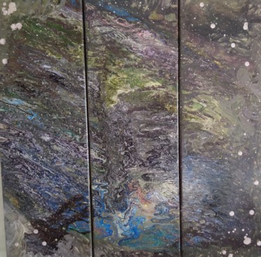 绘画 标题为“Supernova” 由Vidal Fernández Richart, 原创艺术品, 丙烯