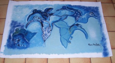 Painting titled "Couleurs de Marseil…" by Farhat Boudokhane, Original Artwork, Oil