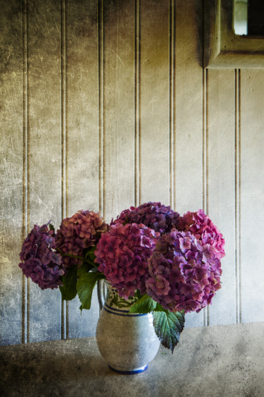 Photographie intitulée "Hortensias" par Jean-François Mansencal, Œuvre d'art originale, Photographie numérique