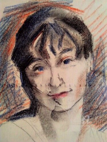 Drawing titled "L'etude pour portra…" by Slobodan Spasojevic (Spaki), Original Artwork, Pencil