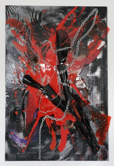 Painting titled "Beginning and the e…" by Natalia Byrdina, Original Artwork, Acrylic