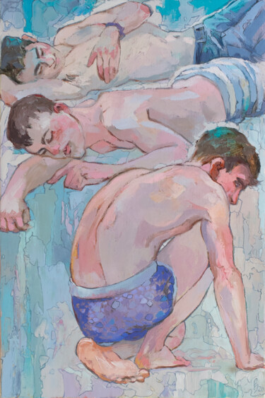 제목이 "Dreamy mood of youth"인 미술작품 Sergey Sovkov로, 원작, 기름