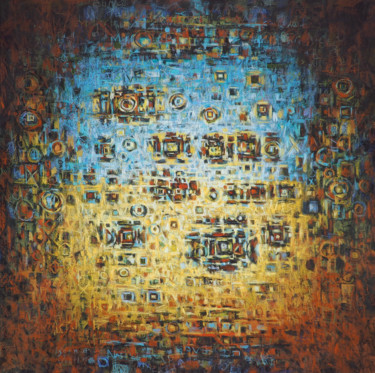 绘画 标题为“Mirage-technique mi…” 由Christophe Dupin, 原创艺术品, 蜡 安装在木质担架架上