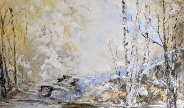 Infinity winter 绘画 标题为“Infinity winter” 由Nicole Caron, 原创艺术品, 油