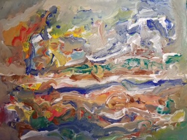 Painting titled "Novaya Zemlya (Нова…" by Andrew Walaszek, Original Artwork, Acrylic
