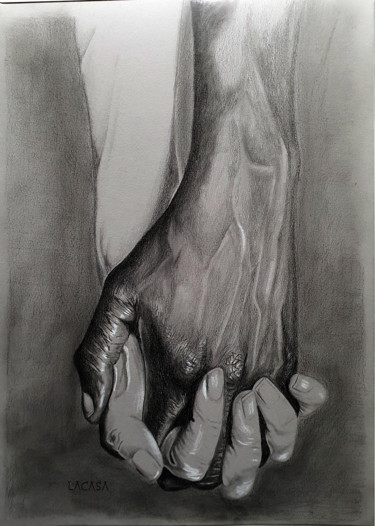 Dibujo titulada "Hope" por Lacasa, Obra de arte original, Grafito