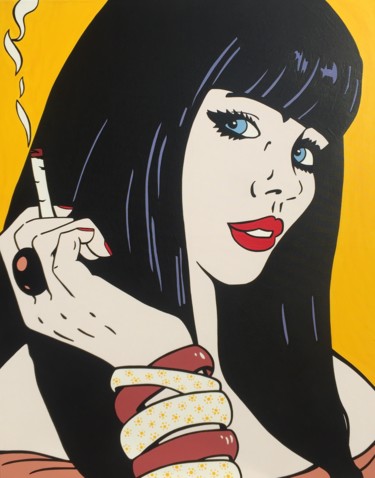 Peinture intitulée "PULPOP" par Laurence Masson, Œuvre d'art originale, Acrylique