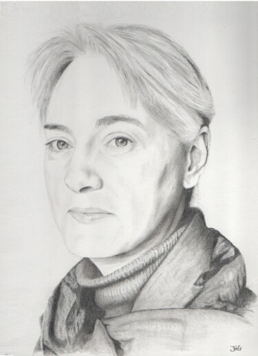 Dessin intitulée "Isabelle" par Jean-Marc Gilles, Œuvre d'art originale, Crayon