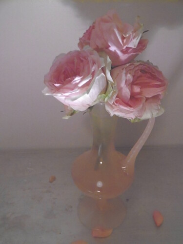 Petit bouquet de roses Photographie intitulée "Petit bouquet de ro…" par Béatrice Marie Penaud, Œuvre d'art originale, Photographie numérique