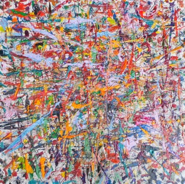 The City Painting titled "The City" by Simon Slater, Original Artwork, Acrylic