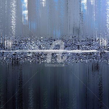 Digital Arts titled "Abstraction. Manhat…" by Ievgeniia Bidiuk, Original Artwork, Digital Painting