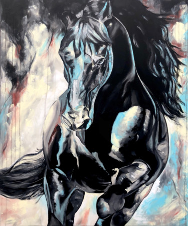 绘画 标题为“dark beauty” 由Sabrina Seck, 原创艺术品, 丙烯