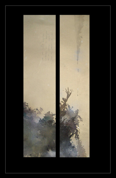 Peinture intitulée "SERIE XV" par Iñaki Martinez De Arbulo, Œuvre d'art originale, Aquarelle