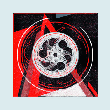 Red ornament_Красный орнамент_2 Цифровое искусство под названием "Red ornament_Красны…" - Alexey Rasnyuk, Подлинное произведение искусства, 2D Цифровая Рабо…