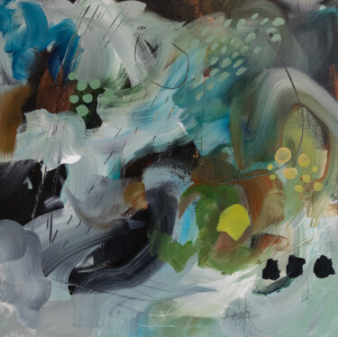 绘画 标题为“Chaque chose en son…” 由Chantal Proulx, 原创艺术品, 丙烯 安装在木质担架架上