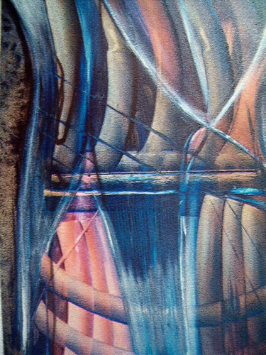 Peinture intitulée "Expressionismo//012" par Antonio Guimaraes, Œuvre d'art originale, Huile