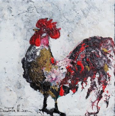 绘画 标题为“Gallo” 由Donatella Marraoni, 原创艺术品, 油