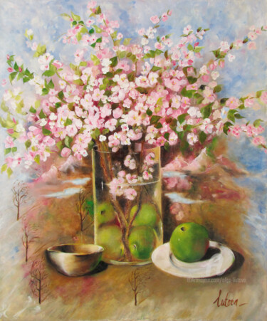 제목이 "Spring Alpine Bouqu…"인 미술작품 Olga Liutova-Amplatz로, 원작, 기름