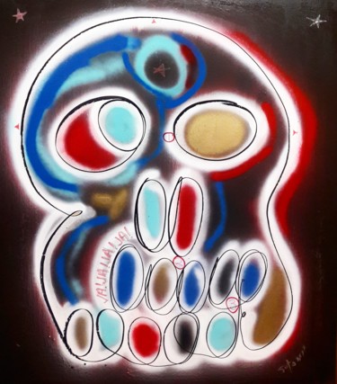 "baby ligth my way" Peinture intitulée ""baby ligth my way"" par Benny Gutz, Œuvre d'art originale, Acrylique
