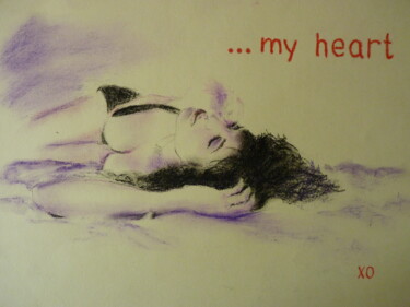 In my heart, love does not freeze. It's always summer there. 绘画 标题为“In my heart, love d…” 由Олег Хе, 原创艺术品, 粉彩