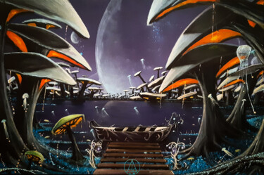 Zangarmarsh Painting titled "Zangarmarsh" by Antonio Bagia, Original Artwork, Acrylic