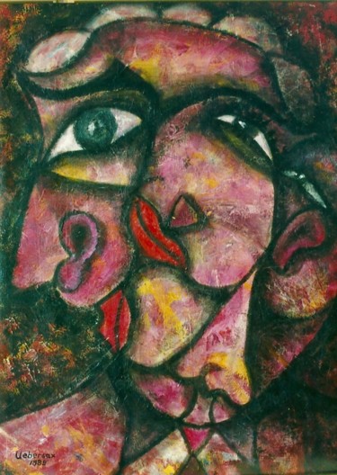 绘画 标题为“"Couple"” 由Serge Uebersax, 原创艺术品, 丙烯