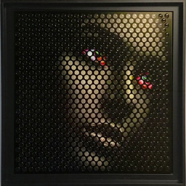 LOOK Painting titled "LOOK" by Laurent Gros, Original Artwork, Digital Painting Mounted on Aluminium