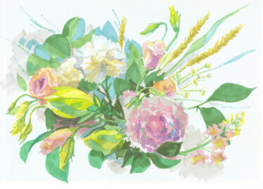 图画 标题为“Freshness” 由Nataliia Belozerova, 原创艺术品, 标记