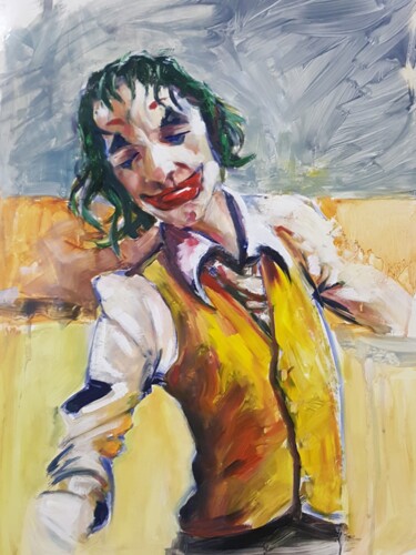 绘画 标题为“joker” 由Muzaffer Bulut, 原创艺术品, 油