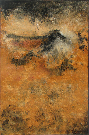 Painting titled "Cavalcade" by Marie-France De Lamare, Original Artwork, Acrylic