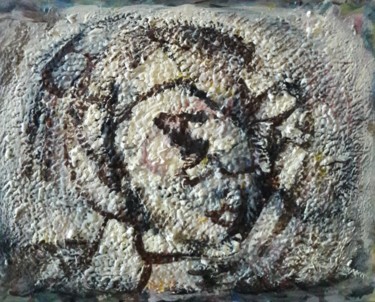 Peinture intitulée "une toile blanche.." par Sam Keusseyan, Œuvre d'art originale, Acrylique