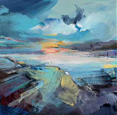 绘画 标题为“Evening walk I” 由Irina Laube, 原创艺术品, 丙烯