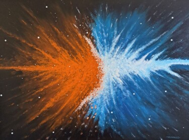 제목이 "CONVERGENCE"인 미술작품 Ed Moralez로, 원작, 기름