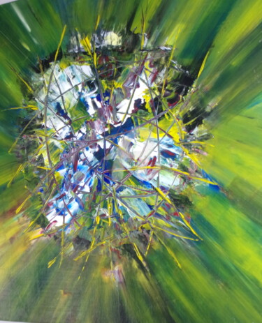 Peinture intitulée "l avancé" par Patrice Schreiber, Œuvre d'art originale, Acrylique