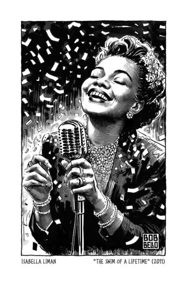 Digital Arts titled "Isabella Liman" by Bob Bello, Original Artwork, Ink