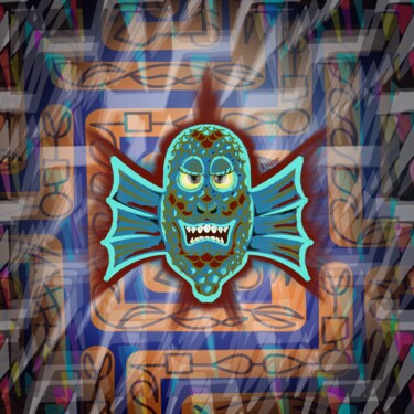 Digitale Kunst mit dem Titel "Allein Aber Nicht E…" von Manfred Hoppe, Original-Kunstwerk, 2D digitale Arbeit