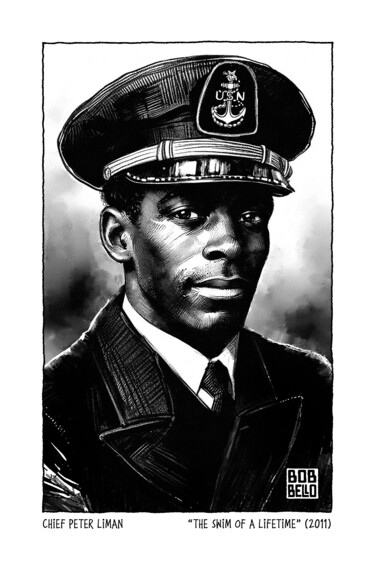 Digital Arts με τίτλο "Chief Peter Liman" από Bob Bello, Αυθεντικά έργα τέχνης, Μελάνι