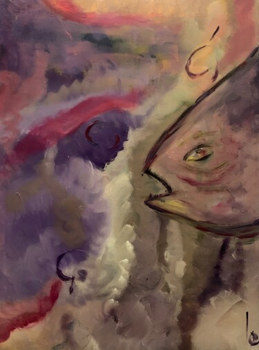 绘画 标题为“Dilemme” 由Lo Doré (Lo), 原创艺术品, 丙烯