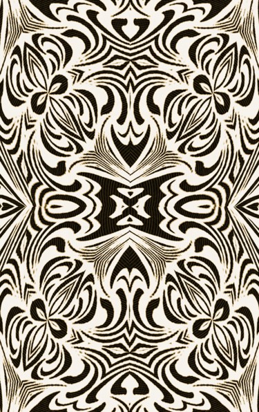 Digital Arts titled "Roumanian rug motive" by Peter Jalesh, Original Artwork, Digital Painting