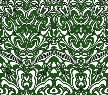 Digital Arts titled "Green efflorescence" by Peter Jalesh, Original Artwork, Digital Painting