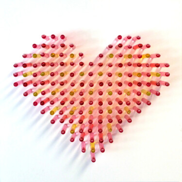 HEARTS 雕塑 标题为“HEARTS” 由Laurent Gros, 原创艺术品, 塑料