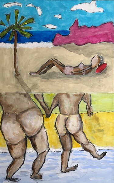 绘画 标题为“Beach” 由Alfredo Machado Zingg, 原创艺术品, 丙烯